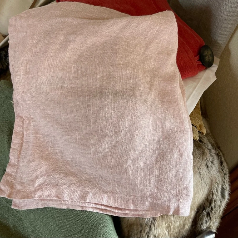 IKEA linen blush pink euro 26”